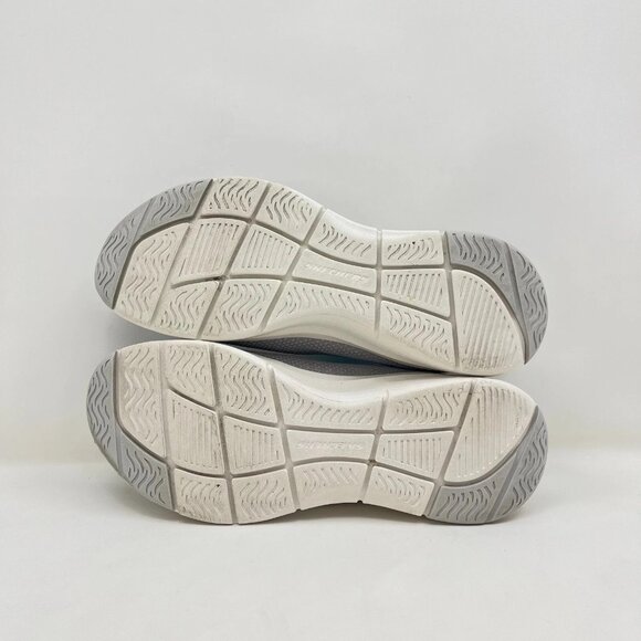 Skechers Go Walk Grey Low Top Slip-On Comfort Walking Shoes 56126 Women's Size 9 - Picture 6 of 9